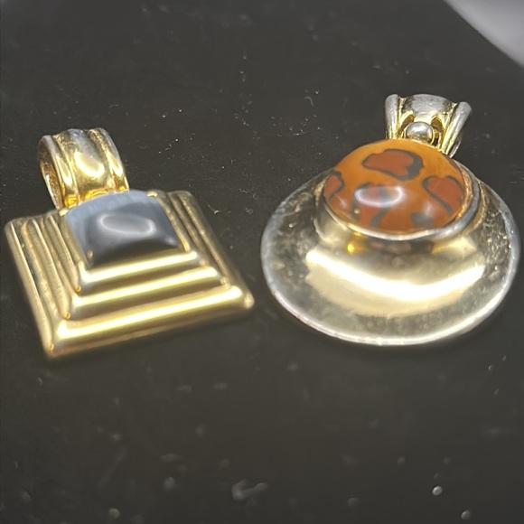 Vintage 2 Slide Pendants - Picture 3 of 5